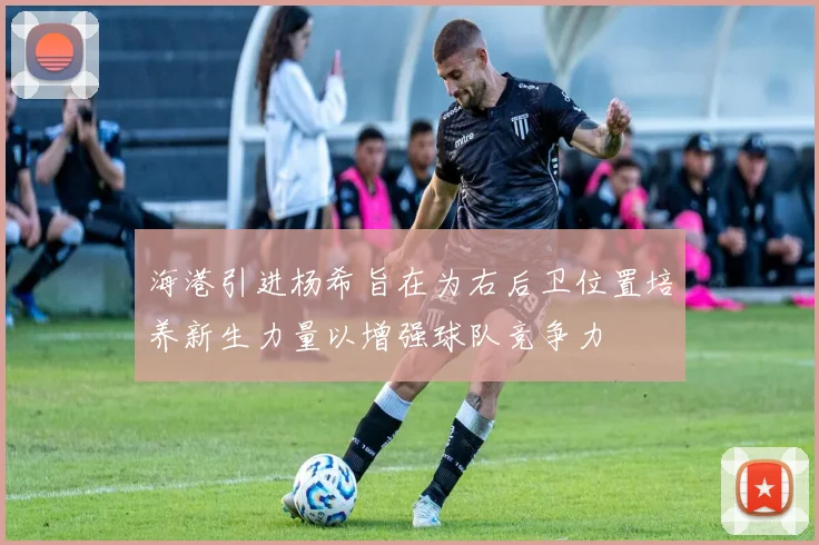 海港引进杨希旨在为右后卫位置培养新生力量以增强球队竞争力